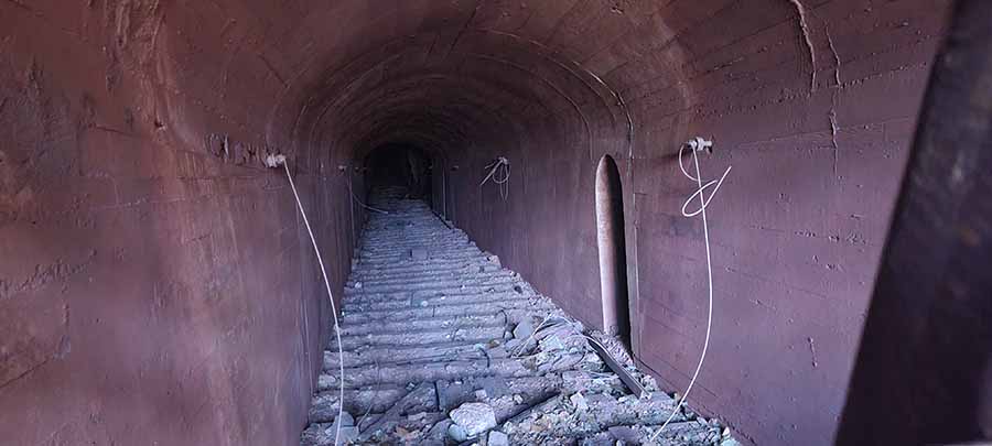 Inside of a mine at Red Mt. Park Birmingham Alabama