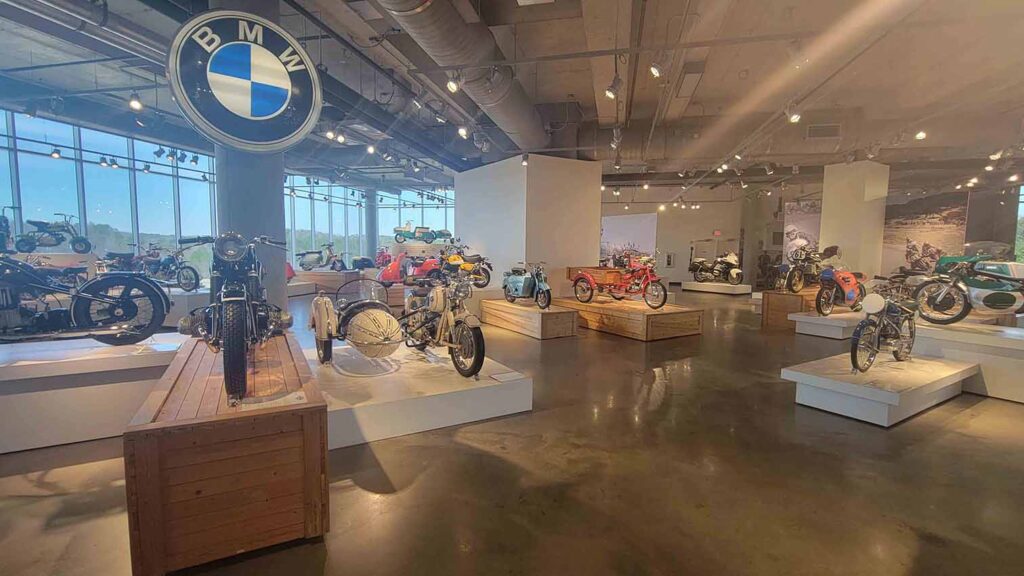 bmw motorcycles at Barber Motorsports museum